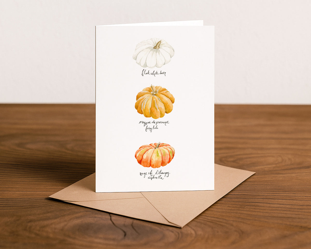Heirloom Pumpkins Cards Set of 4