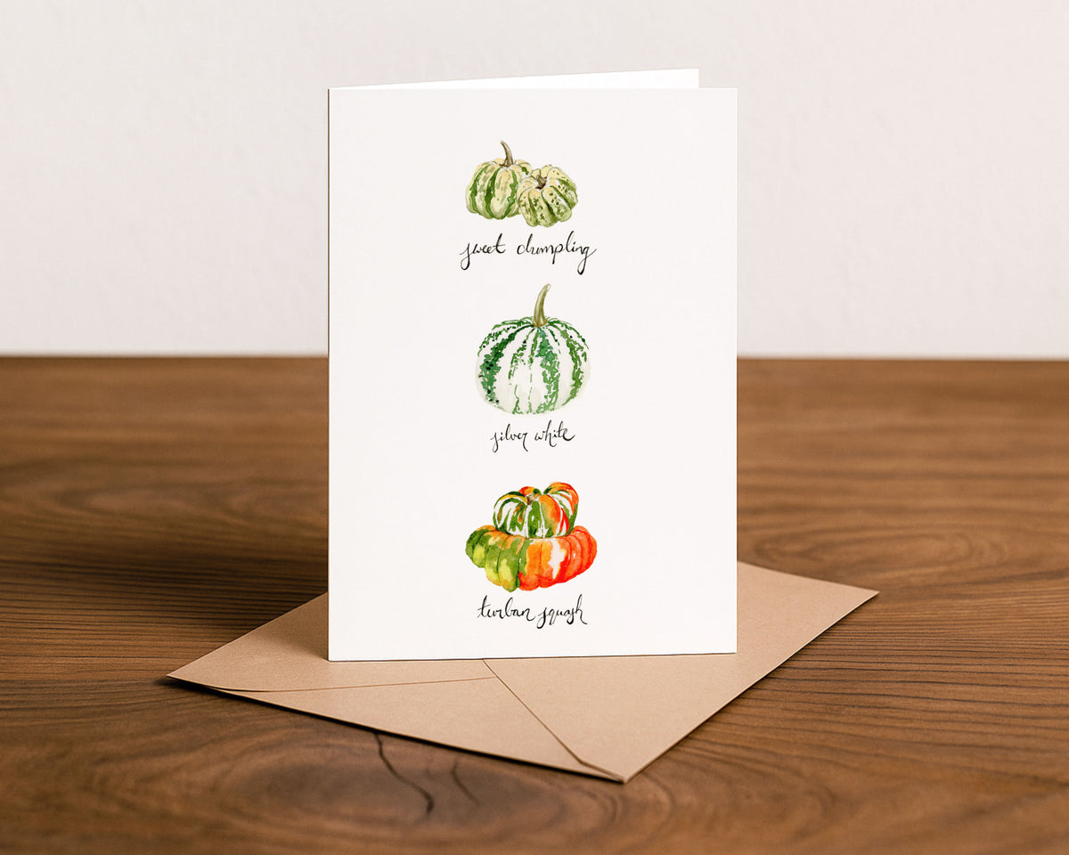 Heirloom Pumpkins Cards Set of 4